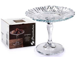 Pasabahce Tartera Mini avec Pied en Verre Transparent 13x10x13cm (Set de 12)