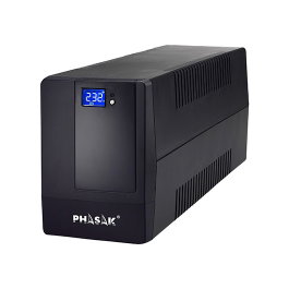 Phasak PH 9464 SAI UPS Interactif 600 VA Régulateur AVR Protection Surtension USB Logiciel Gestion