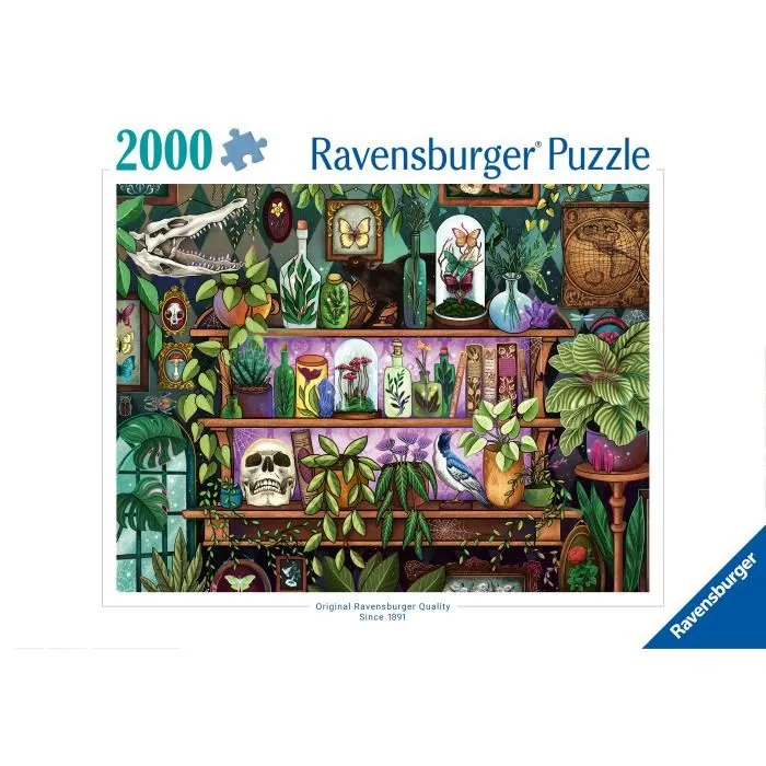 Ravensburger Puzzle 2000 Pièces pour Adultes dès 14 ans - Motif Bibelots et Objets de Sorcière avec Plantes - Qualité Premium Fabriqué en Europe - Réf. 12001416