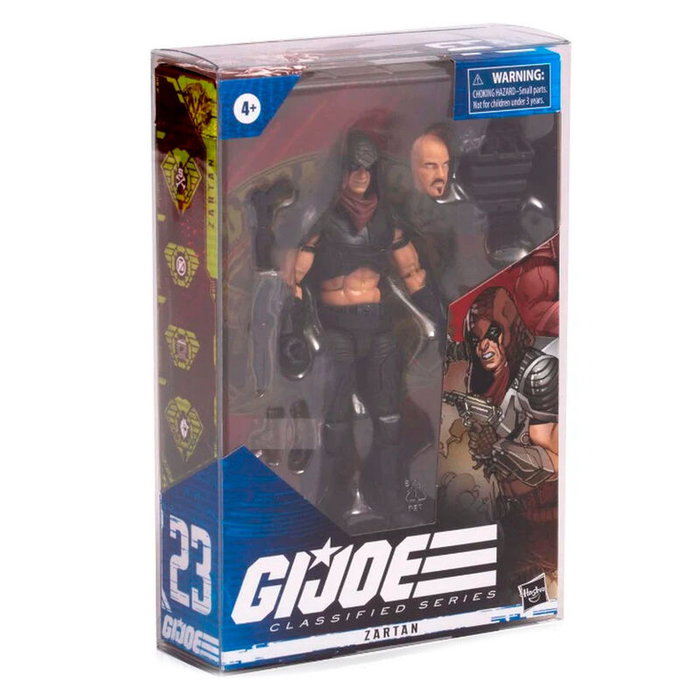 EVORETRO - Set de 10 protecteurs pour figurines GI Joe Hasbro - Boîtes de conservation en plastique PET - 23.5x15.5x5.3 cm