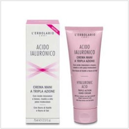 L'ERBOLARIO Crème pour les mains à l'acide hyaluronique 75ml