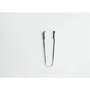 Alessi 5055 Pince à glaçons en acier inoxydable 18/10, 21.5 cm, design Ettore Sottsass, classique bar