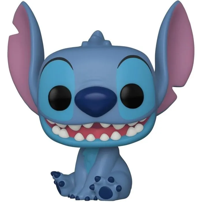 Funko Pop! Disney - Figurine Stitch Souriant en Vinyle - Personnage Lilo & Stitch - Figurine de Collection sous Licence Officielle
