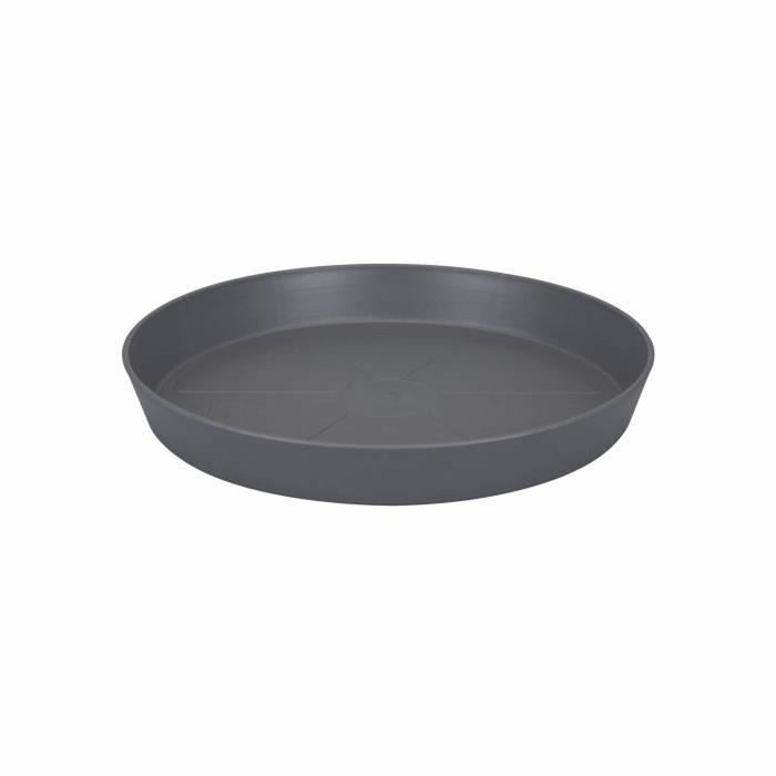 Elho Soucoupe ronde Loft Urban - Ø 30 cm - Gris anthracite Elho Soucoupe ronde Loft Urban - Ø 30 cm - Gris anthracite