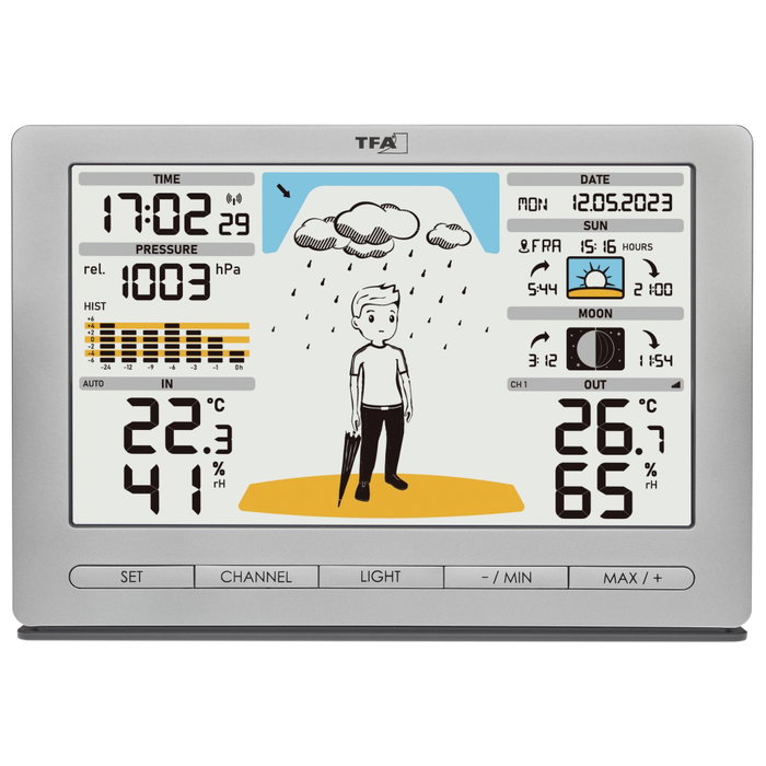 Tfa METEO JACK 35.1097.54 Argent