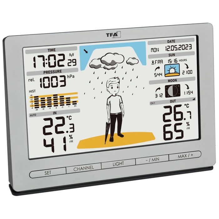 Tfa METEO JACK 35.1097.54 Argent