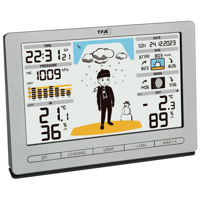 Tfa METEO JACK 35.1097.54 Argent