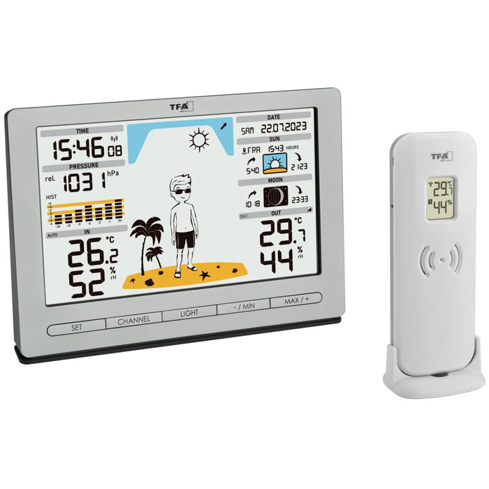 Tfa METEO JACK 35.1097.54 Argent
