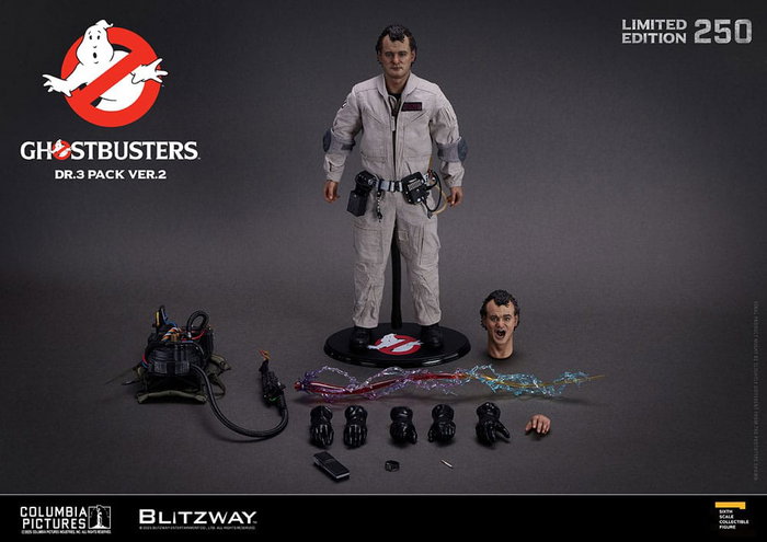 Blitzway SOS Fantômes Pack 3 Figurines Premium UMS 1/6 Venkman, Stantz, Spengler Ver. 2