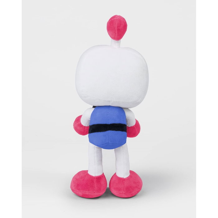 Konami Peluche Bomberman Shiro Bom 37,5 cm - Peluche officiel en polyester recyclé