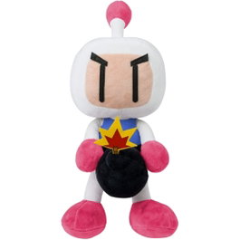 Konami Peluche Bomberman Shiro Bom (White Bomber) 37,5 cm