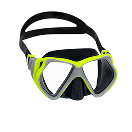 Bestway 22075 Masque de plongée adulte verre trempé couleur assortie sangle silicone +14 ans plage et piscine