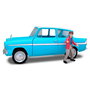 JADA TOYS - Blister figure de collection Harry Potter avec Ford Anglia - Voiture métallique à portes ouvrantes et roues libres - Inclut figurine Harry Potter 4cm
