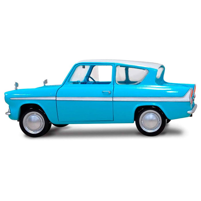 JADA TOYS - Blister figure de collection Harry Potter avec Ford Anglia - Voiture métallique à portes ouvrantes et roues libres - Inclut figurine Harry Potter 4cm