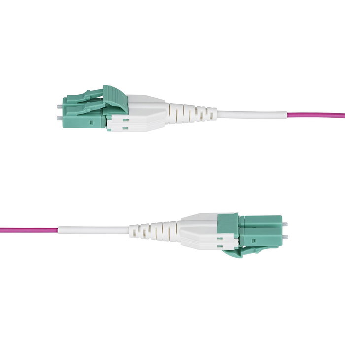 Startech Câble à fibre optique OM4 LC à LC 1 m Violet