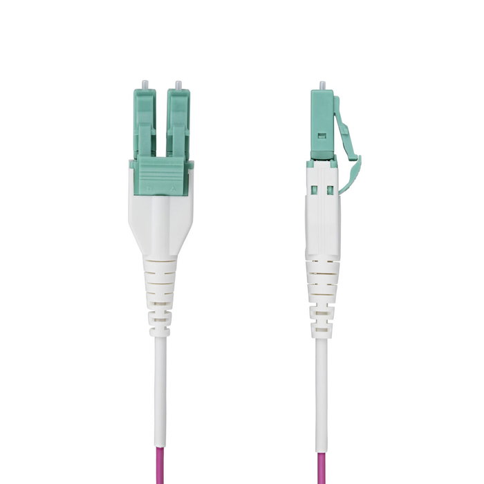 Startech Câble à fibre optique OM4 LC à LC 1 m Violet