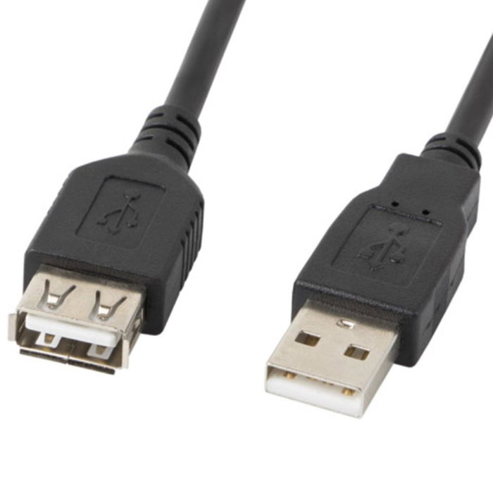 Lanberg Cable Alargador USB 2.0 Mâle - Femelle 3 mètres Lanberg Cable Alargador USB 2.0 Mâle - Femelle 3 mètres