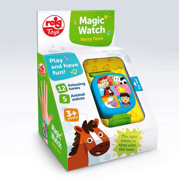 Reig - Horloge interactive magique avec animaux de la ferme, jouet éducatif, pile(s) requise(s) AG13 - 3 ans et plus Reig - Horloge interactive magique avec animaux de la ferme, jouet éducatif, pile(s) requise(s) AG13 - 3 ans et plus