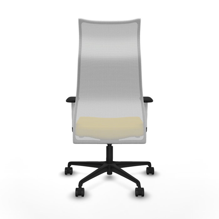 Piqueras y Crespo Chaise de Bureau Albacete Jaune et Blanc