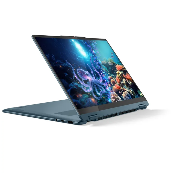 Lenovo Yoga 7 14AKP10 - PC Portable 2-en-1 14" OLED Tactile, Windows 11, AMD Ryzen 7 AI 350, Copilot+, 16 Go RAM, 512 Go SSD - Clavier AZERTY Lenovo Yoga 7 14AKP10 - PC Portable 2-en-1 14" OLED Tactile, Windows 11, AMD Ryzen 7 AI 350, Copilot+, 16 Go RAM, 512 Go SSD - Clavier AZERTY