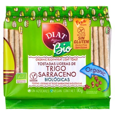 DIAT Toast de Trigo Sarrasin Bio 90g DIAT Toast de Trigo Sarrasin Bio 90g