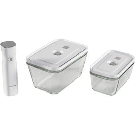 Zwilling Fresh & Save Kit de démarrage sous vide 7 pièces en verre