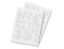 Scrapbook Adhesives by 3L Adhésif mousse 3D formes de Pâques blanc 32u.