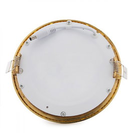 Panneau LED circulaire doré 12 W 1200 lm 2700 K