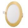 Panneau LED circulaire doré 12 W 1200 lm 2700 K