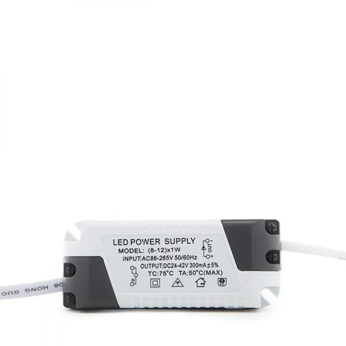 Plaque LED 12W 1200Lm 2700K Circular Blanc 50.000H [GL-CL-R12N-G-WW]