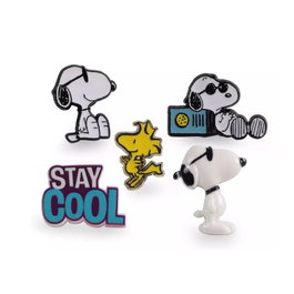 PEERS HARDY Set 5 pins Snoopy Peanuts