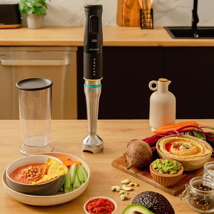 Mixeur plongeant Cecotec Katana 15 TotalDestroy Jar B 1500 W Noir