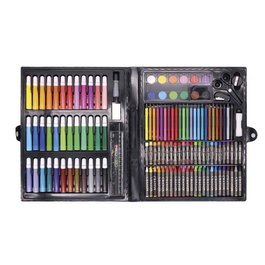 Tachan Mallette Artistique 150 Pièces pour Enfants - 36 Feutres, 24 Crayons de Cire, 24 Pastels à l'Huile, 24 Crayons de Couleur, Aquarelle, Accessoires - T01068 (33.6x28x3.6 cm)