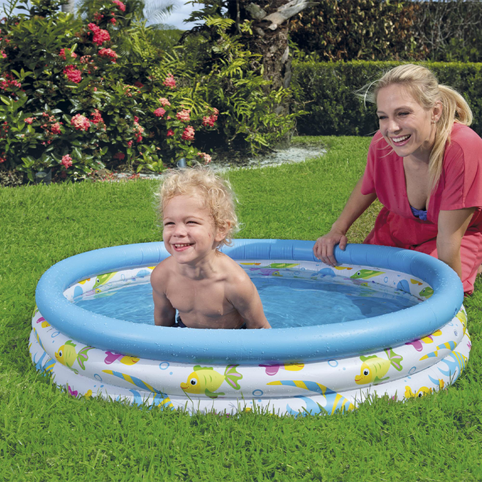 Bestway 51008 Piscine Gonflable Enfant 3 Anneaux Corail 102x25 cm +2 Ans Jardin Bestway 51008 Piscine Gonflable Enfant 3 Anneaux Corail 102x25 cm +2 Ans Jardin