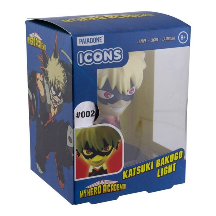 Paladone Lampe Icone My Hero Academia Katsuki Bakugo 10 cm LED avec Piles AAA