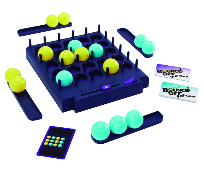 Mattel Bounce-Off Pop-Out! Jeu de société contre-la-montre, défi d'agilité, dès 7 ans Mattel Bounce-Off Pop-Out! Jeu de société contre-la-montre, défi d'agilité, dès 7 ans