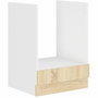 Meuble bas four SARA chêne sonoma L60xP48xH82 cm