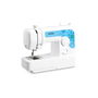 Brother J14S - Machine à coudre mécanique automatique, 14 programmes de points, boutonnière automatique 4 étapes, éclairage LED, couleur Blanc