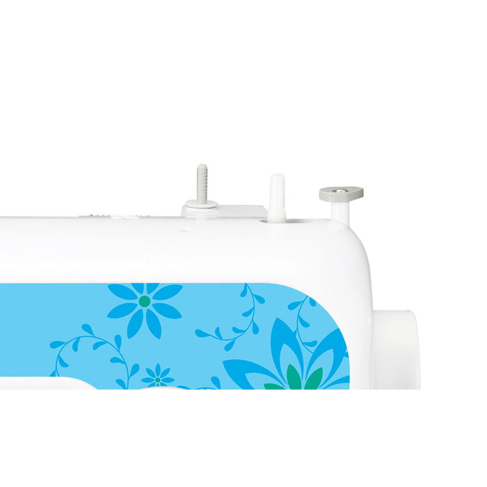 Brother J14S - Machine à coudre mécanique automatique, 14 programmes de points, boutonnière automatique 4 étapes, éclairage LED, couleur Blanc