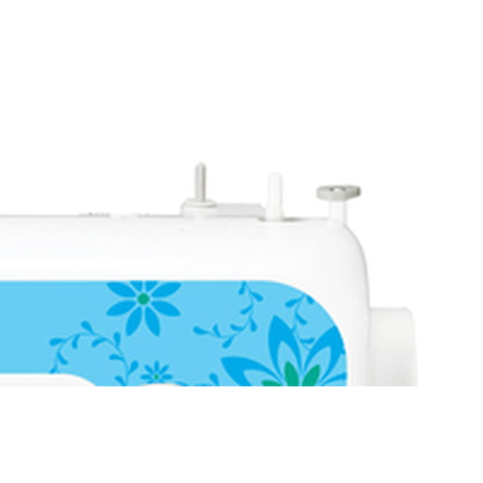 Brother J14S - Machine à coudre mécanique automatique, 14 programmes de points, boutonnière automatique 4 étapes, éclairage LED, couleur Blanc