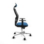Piqueras y Crespo Chaise de Bureau 1D086N1 Bleu clair