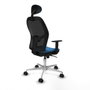 Piqueras y Crespo Chaise de Bureau 1D086N1 Bleu clair