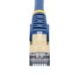 StarTech C6ASPAT10BL Câble Réseau Cat6a U/FTP RJ45 STP 3 m Bleu 10GBase-T