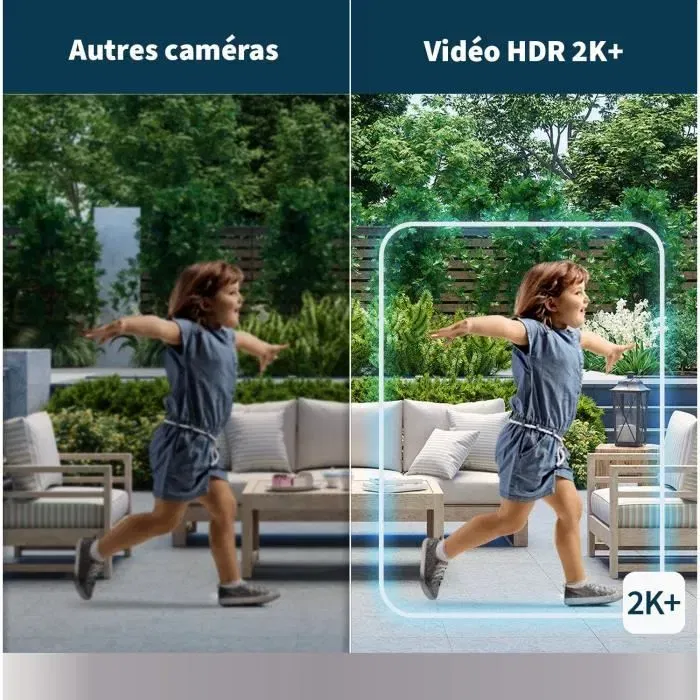 Arlo Pro 5 - Pack de 2 caméras de sécurité extérieures - Batterie longue durée - 4MP - Vision nocturne couleur - Facile à installer