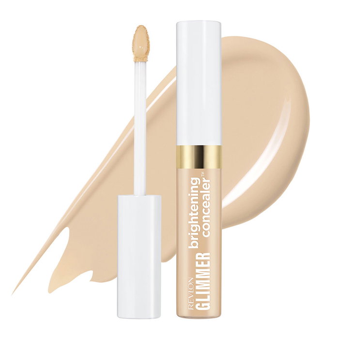 Revlon Correcteur illuminateur Glimmer n°125 - Teinte Extra Claire 18 ml - Soin hybrid anti-cernes éclat longue tenue