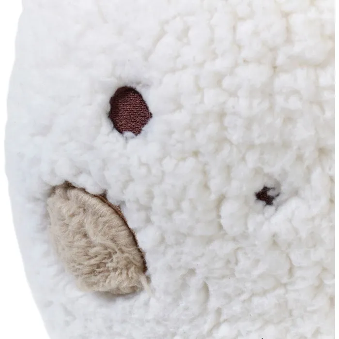 Tineo - Coussin de maternité 3 en 1 SHERPA en forme de phoque, pour allaitement et peluche, matière ultra douce