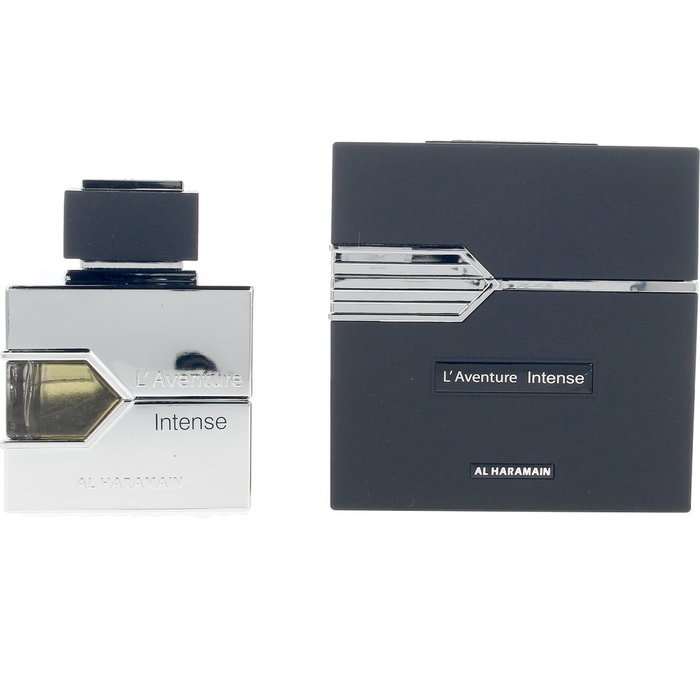 Al Haramain L'Aventure Intense - Parfum Eau de Parfum pour Homme - Spray 100 ml - Fragrance Audacieuse avec Notes d'Agrumes, de Jasmin et de Patchouli