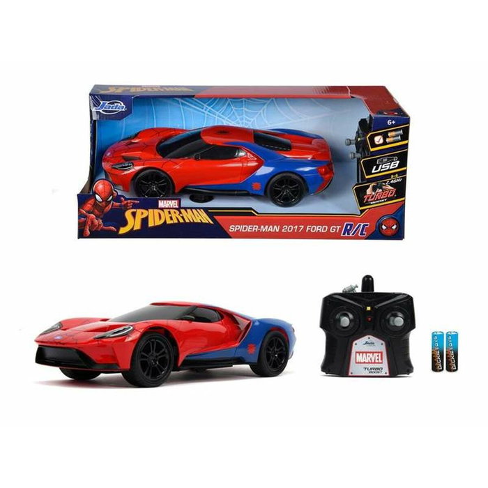 Simba Dickie Group Ford GT Spiderman radiocommandée 1/16 Simba Dickie Group Ford GT Spiderman radiocommandée 1/16