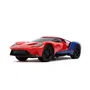 Dickie Toys Voiture Radiocommandée Ford GT Spider-Man 1/16 avec Télécommande 2.4 GHz et Batterie Rechargeable USB - Véhicule de Course pour Enfants