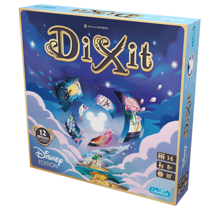 Asmodee LIBDIXDIS01ML2 Dixit Disney Jeu de Cartes Espagnol/Portugais 8 ans+ 3-6 joueurs Asmodee LIBDIXDIS01ML2 Dixit Disney Jeu de Cartes Espagnol/Portugais 8 ans+ 3-6 joueurs